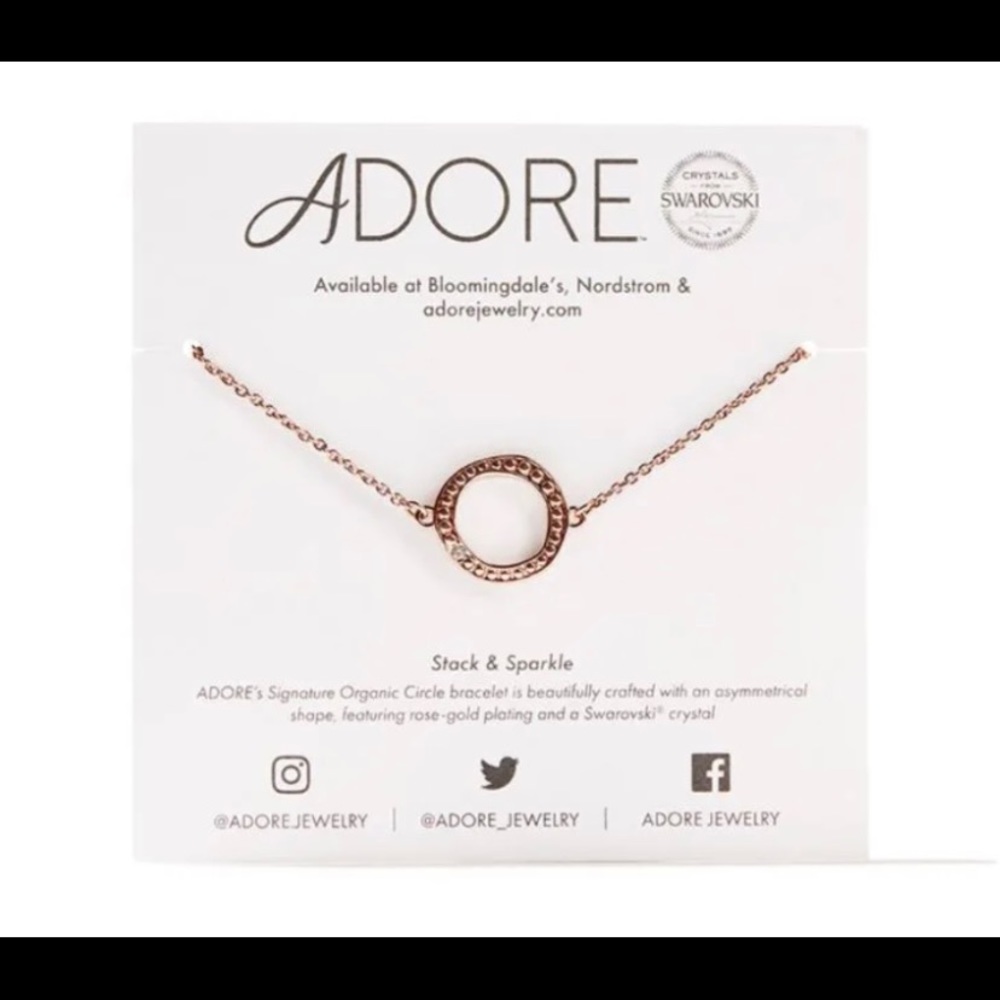NWT!  Adore’s Signature Organic Circle Bracelet